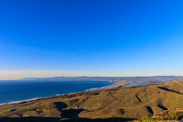 Morro Bay at Midday on the Central Coast of California