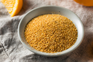 Raw Dried Orange Peel Zest