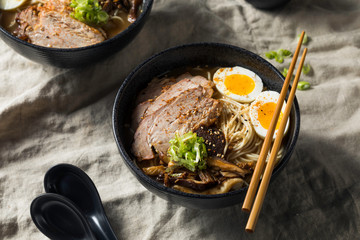 Homemade Japanese Pork Tonkotsu Ramen