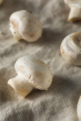 Raw Organic White Button Mushrooms