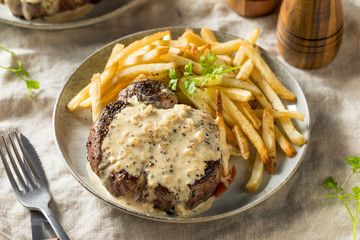 Homemade Steak Au Poivre