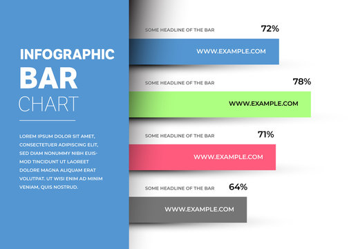 Infographic Layout With Horizontal Bar Graph
