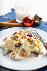 Apple salad for christmas