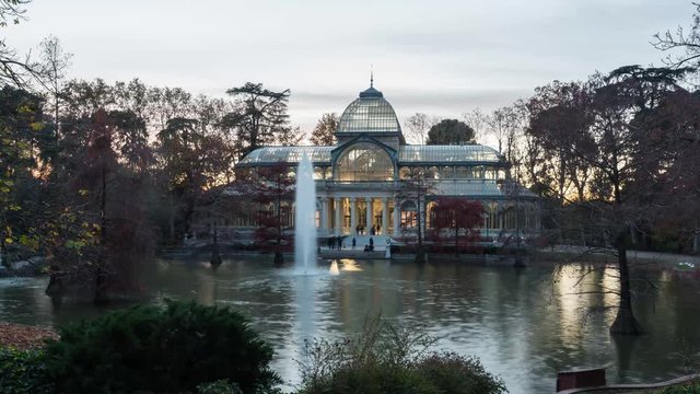 Timelapse en el Palacio de Cristal en el Retiro, Madrid