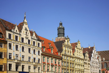 Market square in Wroclaw. Poland