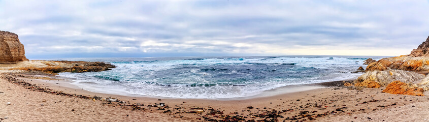 Panorama early Morning at the Ocean