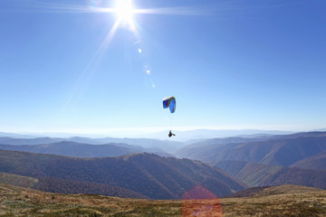 paragliding, good paragliding, paragliding high in the mountains