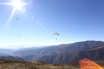 paragliding, good paragliding, paragliding high in the mountains
