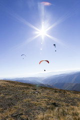 paragliding, good paragliding, paragliding high in the mountains