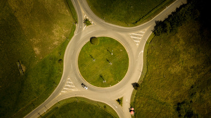 Fotograf&iacute;a a&eacute;rea de una glorieta