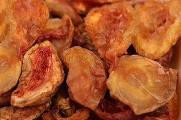 Apples and apricots and dried pears