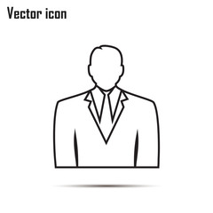 Line icon- businessman