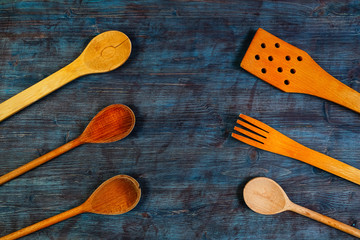 Kitchen utensils background