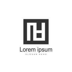 Initial Letter IA Logo Template Design. Minimalist letter logo design