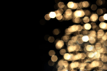 nice golden lights effect