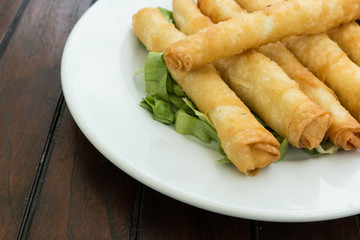 sigara boregi rolls closeup