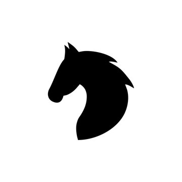 black head horse