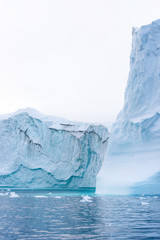 Glacier on Arctic Ocean in Greenland