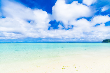 夏イメージ　海・ビーチ・青空　グアム	