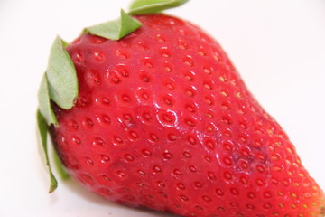 strawberry isolated on white background