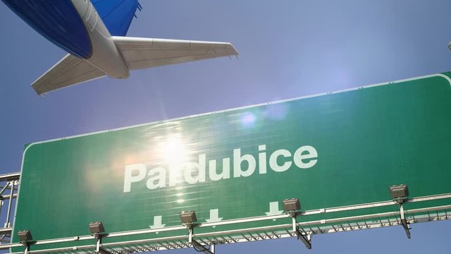 Airplane Take off Pardubice