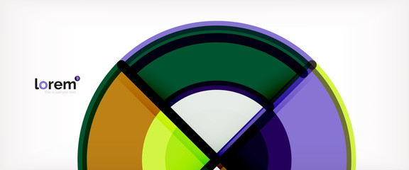 Modern geometric abstract background