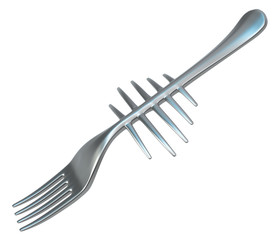 Fork Metal Ribs