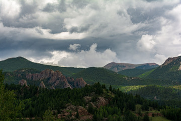 Gold Camp Road Colorado Rocky Mountains Rock Formations