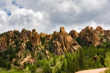 Foto op Canvas Gold Camp Road Colorado Rocky Mountains Rock Formations © Tristan