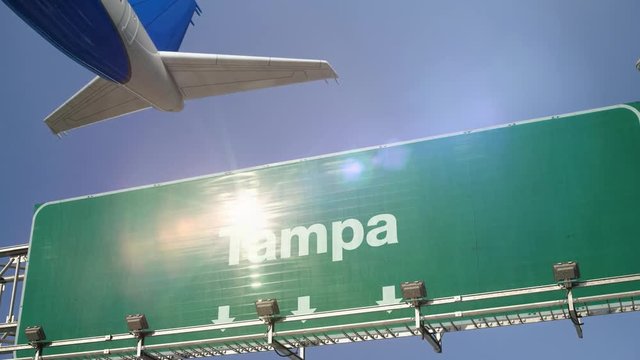 Airplane Take off Tampa