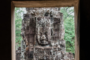 Faces of Siem Reap's Bayon Temple