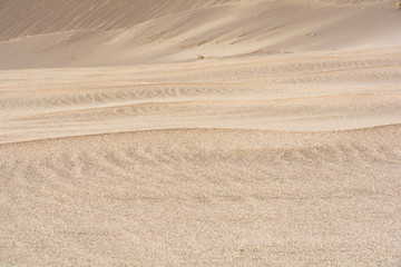 Fototapeta premium Great Sand Dunes National Park Colorado Sand Texture Foot Prints