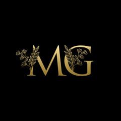 MG Gold Royal Logo - obrazy, fototapety, plakaty