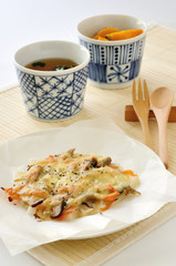 
お餅の和風ピザ

