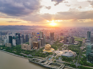 Fototapeta na wymiar Hangzhou city scenery