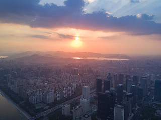 Fototapeta premium Hangzhou city scenery