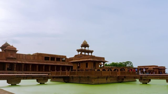 Fatehpur sikri Panch Mahal Timelapse in Delhi, India