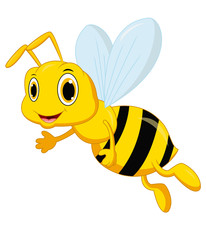 Cute bee cartoon