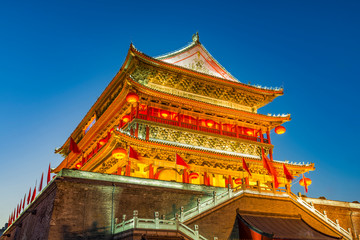 XiAn Drum Tower at Night