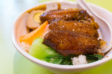 pork chop with sauce