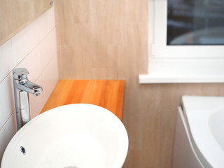 spotless and clean bathroom