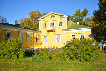 BOLSHOE BOLDINO, RUSSIA - September 20, 2015: Museum of famous Russian writer A.S. Pushkin in...