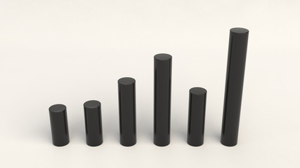 Black bar diagram on white background