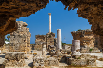 Ruins of the ancient Carthage city, Tunisia