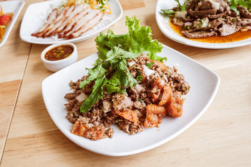 Spicy Minced Duck of Thailand