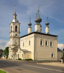 Naklejka premium Church of icon of Smolensk Mother of God in Suzdal. Russia