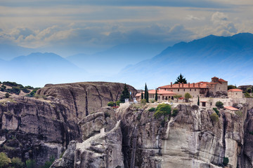 Fototapeta premium Monastery of the Holy Trinity i in Meteora, Greece