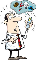 an unpleasant phone call