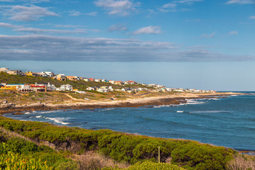View of Agulhas - southernmost town in Africa