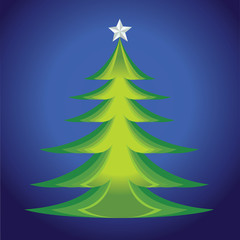 Christmas tree vector